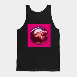 70s Pink & Hot Stuff Disco Ball Tank Top